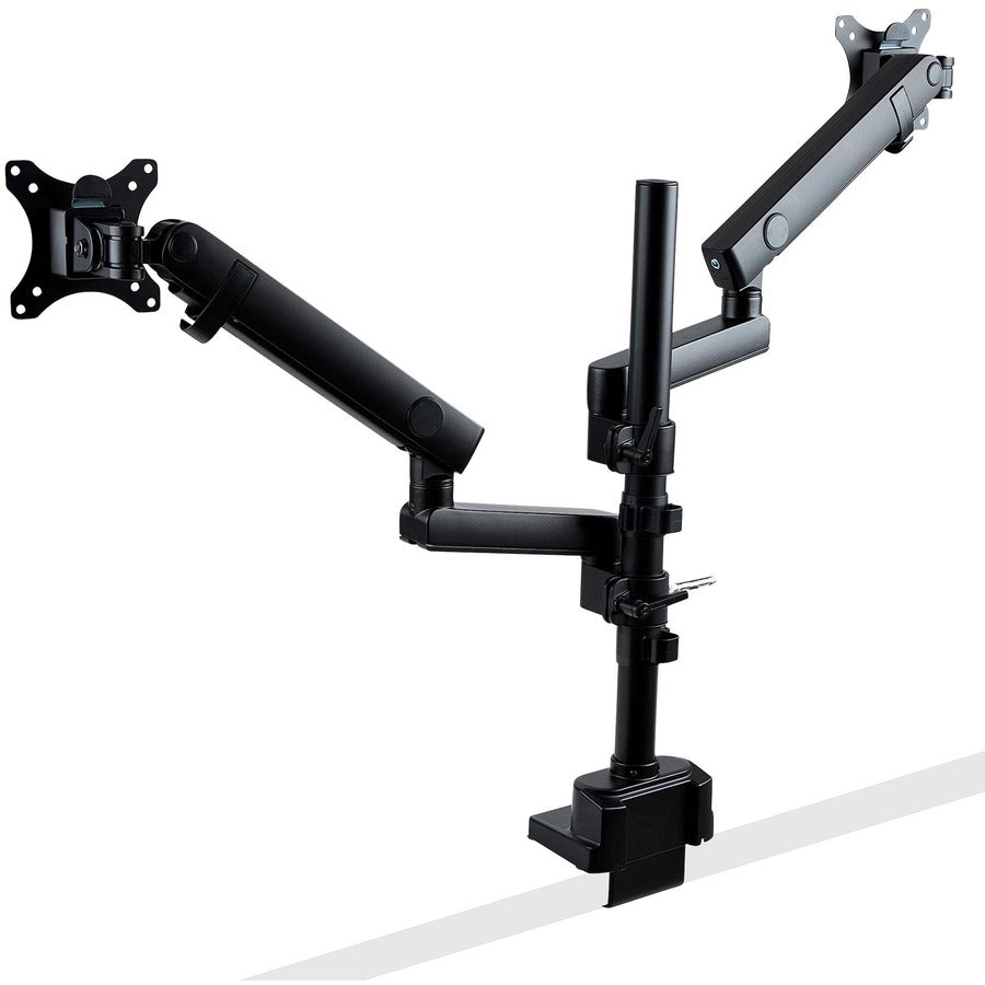 StarTech.com Desk Mount Dual Monitor Arm, Height Adjustable Full Motion Monitor Mount for 2x VESA Displays up to 32" (17.6lb/8kg) ARMDUALPIVOT