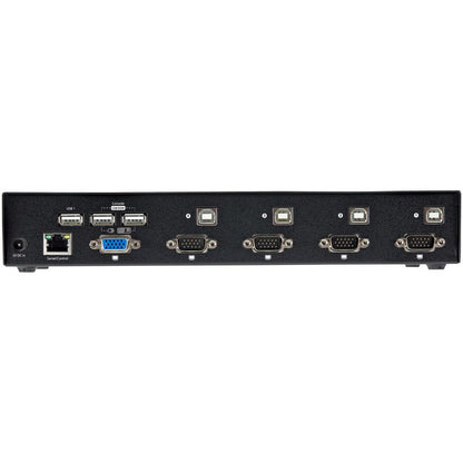 StarTech.com 4 Port USB VGA KVM Switch with DDM Fast Switching Technology and Cables SV431USBDDM