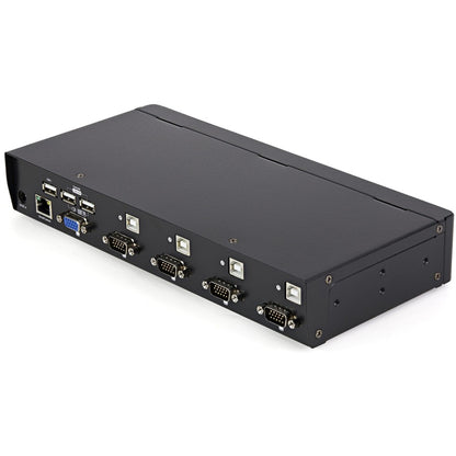 StarTech.com 4 Port USB VGA KVM Switch with DDM Fast Switching Technology and Cables SV431USBDDM