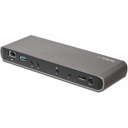 StarTech.com Thunderbolt 3 Dock - Dual Monitor 4K 60Hz TB3 Laptop Docking Station with DisplayPort - 85W Power Delivery - 3x USB 3.0, GbE TB3DK2DPPD