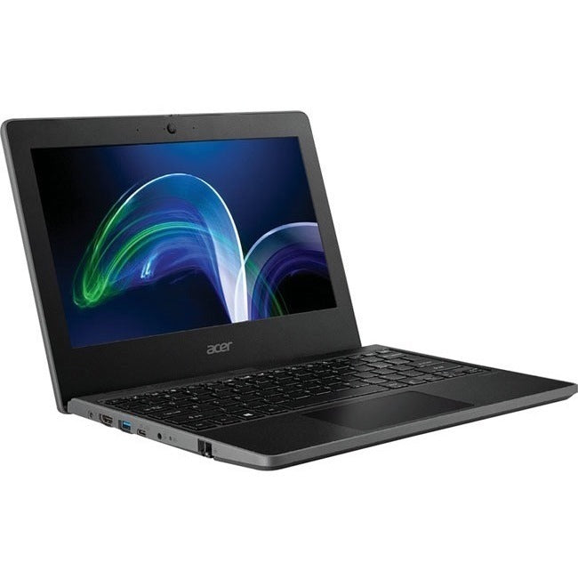 Acer TravelMate Spin B3 B311R-32 TMB311R-32-C0CC 11.6" Touchscreen Convertible 2 in 1 Notebook - HD - Intel Celeron N5100 - 4 GB - 128 GB Flash Memory - English Keyboard - Shale Black NX.VQWAA.005