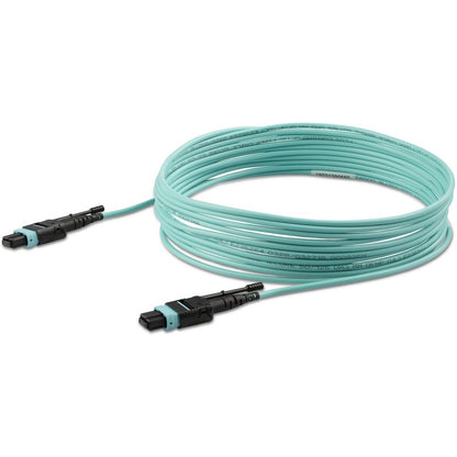 StarTech.com 5m (16.4ft) MTP(F)/PC OM3 Multimode Fiber Optic Cable, OFNP Plenum, 50/125&micro;m, 40G, Low Insertion Loss, MPO Fiber Jumper Cord MPO12PL5M