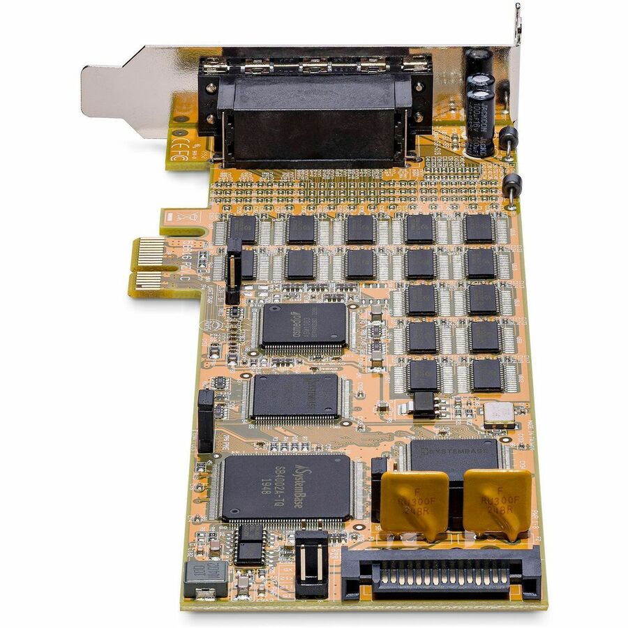 StarTech.com 16 Port PCI Express Serial Card - Low-Profile - High-Speed PCIe Serial Card with 16 DB9 RS232 Ports PEX16S550LP