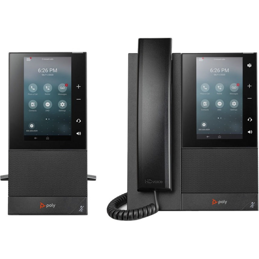 Poly CCX 500 IP Phone - Corded - Bluetooth - Desktop, Wall Mountable - TAA Compliant G2200-49710-025