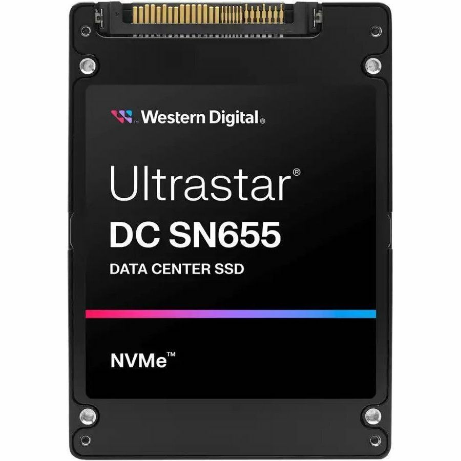 WD Ultrastar DC SN655 WUS5EA138ESP7E4 3.84 TB Solid State Drive - U.3 15 mm Internal - PCI Express NVMe (PCI Express NVMe 4.0) - Read Intensive 0TS2467