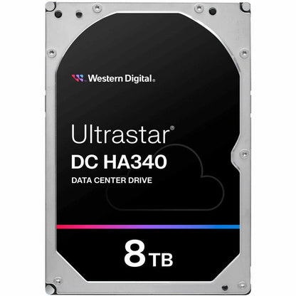 WD Ultrastar DC HA340 WUS721208BLE6L4 8 TB Hard Drive - 3.5" Internal - SATA (SATA/600) - Conventional Magnetic Recording (CMR) Method 0B47078