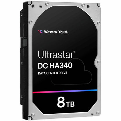 WD Ultrastar DC HA340 WUS721208BLE6L4 8 TB Hard Drive - 3.5" Internal - SATA (SATA/600) - Conventional Magnetic Recording (CMR) Method 0B47078