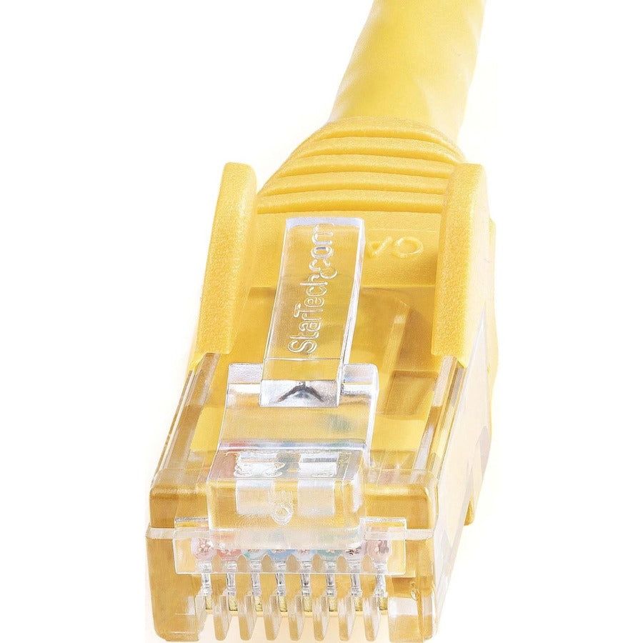 StarTech.com 6in CAT6 Ethernet Cable - Yellow Snagless Gigabit - 100W PoE UTP 650MHz Category 6 Patch Cord UL Certified Wiring/TIA N6PATCH6INYL