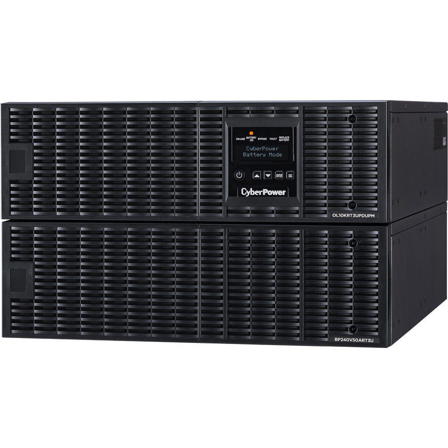 CyberPower OL10000RT3UPDU 10KVA Online UPS 6U Maintenance Bypass HW-I/O 200-240V RT 3YR WTY OL10000RT3UPDU