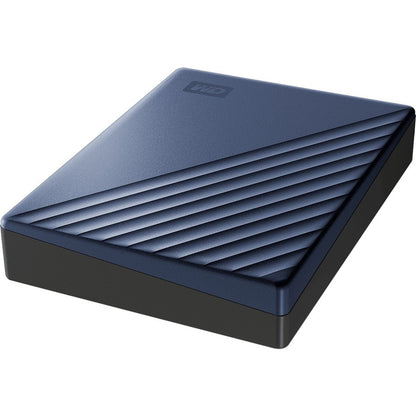 WD My Passport Ultra WDBFTM0050BBL 5 TB Portable Hard Drive - External - Blue WDBFTM0050BBL-WESN