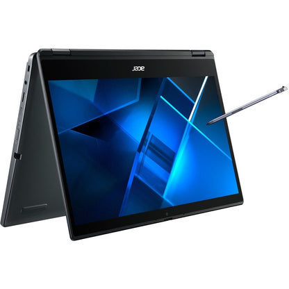 Acer TravelMate Spin P4 P414RN-51 TMP414RN-51-52YE 14" Touchscreen Convertible 2 in 1 Notebook - Full HD - Intel Core i5 11th Gen i5-1135G7 - 16 GB - 512 GB SSD - English Keyboard - Slate Blue NX.VP4AA.00B