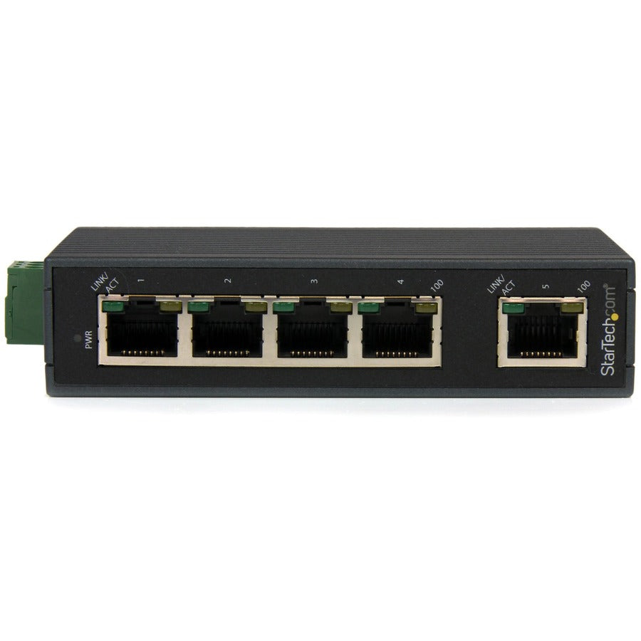 StarTech.com 5 Port Industrial Ethernet Switch - DIN Rail Mountable IES5102