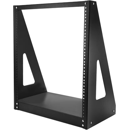 StarTech.com 2-Post 12U Heavy-Duty Desktop Server Rack, Small Open Frame 19in Network Rack for Home/Office IT Equipment, TAA Compliant 2POSTRACK12