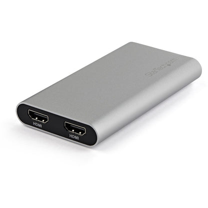 StarTech.com Thunderbolt 3 to Dual HDMI 2.0 Adapter - 4K 60Hz Dual Monitor TB3 HDMI Video Adapter - Thunderbolt 3 Certified -Mac & Windows TB32HD24K60