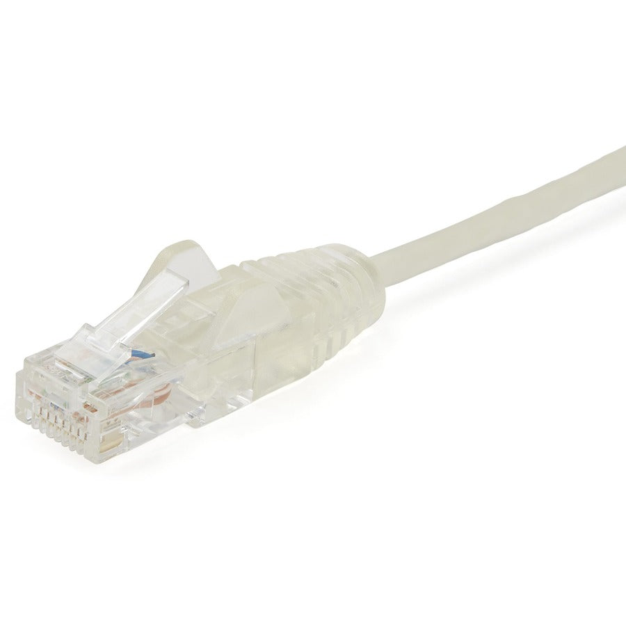 StarTech.com 6 ft CAT6 Cable - Slim CAT6 Patch Cord - Gray - Snagless RJ45 Connectors - Gigabit Ethernet Cable - 28 AWG - LSZH (N6PAT6GRS) N6PAT6GRS