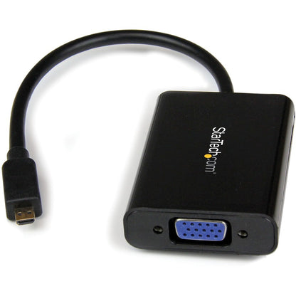 StarTech.com Micro HDMI�&reg; to VGA Adapter Converter with Audio for Smartphones / Ultrabooks / Tablets - 1920x1080 MCHD2VGAA2