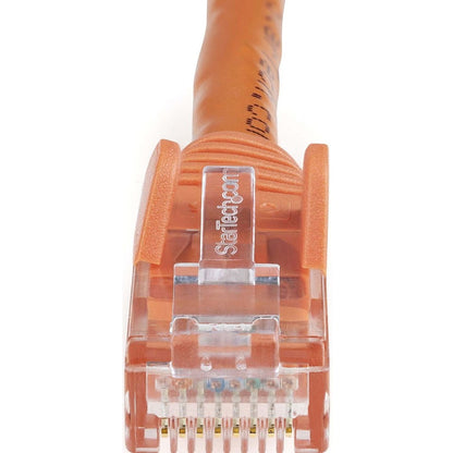 StarTech.com 30ft CAT6 Ethernet Cable - Orange Snagless Gigabit - 100W PoE UTP 650MHz Category 6 Patch Cord UL Certified Wiring/TIA N6PATCH30OR