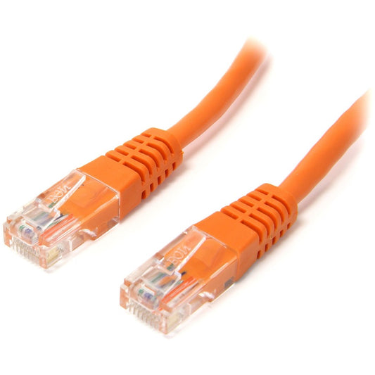 StarTech.com Startech Cat. 5E UTP Patch Cable - 15ft - 1 x RJ-45, 1 x RJ-45 - Category 5e Patch Cable Molded External - Orange M45PATCH15OR