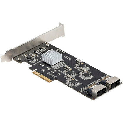 StarTech.com 8 Port SATA PCIe Card, PCI Express 6Gbps SATA Expansion Card with 4 Controllers, PCI-e x4 Gen 2 to SATA III Adapter Card 8P6G-PCIE-SATA-CARD