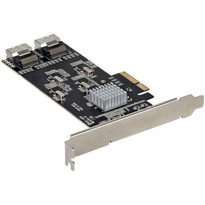 StarTech.com 8 Port SATA PCIe Card, PCI Express 6Gbps SATA Expansion Card with 4 Controllers, PCI-e x4 Gen 2 to SATA III Adapter Card 8P6G-PCIE-SATA-CARD