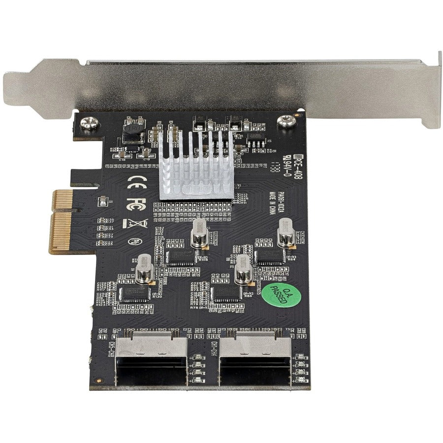 StarTech.com 8 Port SATA PCIe Card, PCI Express 6Gbps SATA Expansion Card with 4 Controllers, PCI-e x4 Gen 2 to SATA III Adapter Card 8P6G-PCIE-SATA-CARD