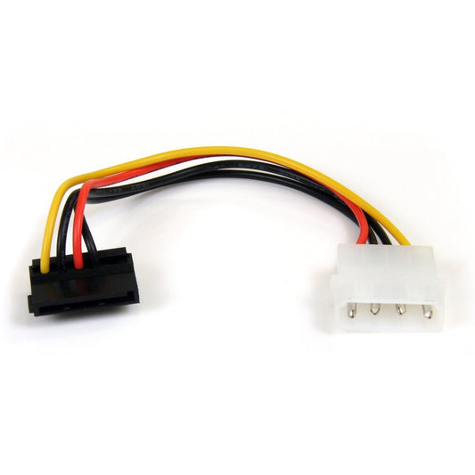 StarTech.com 6in 4 Pin LP4 to Right Angle SATA Power Cable Adapter SATAPOWADAPR