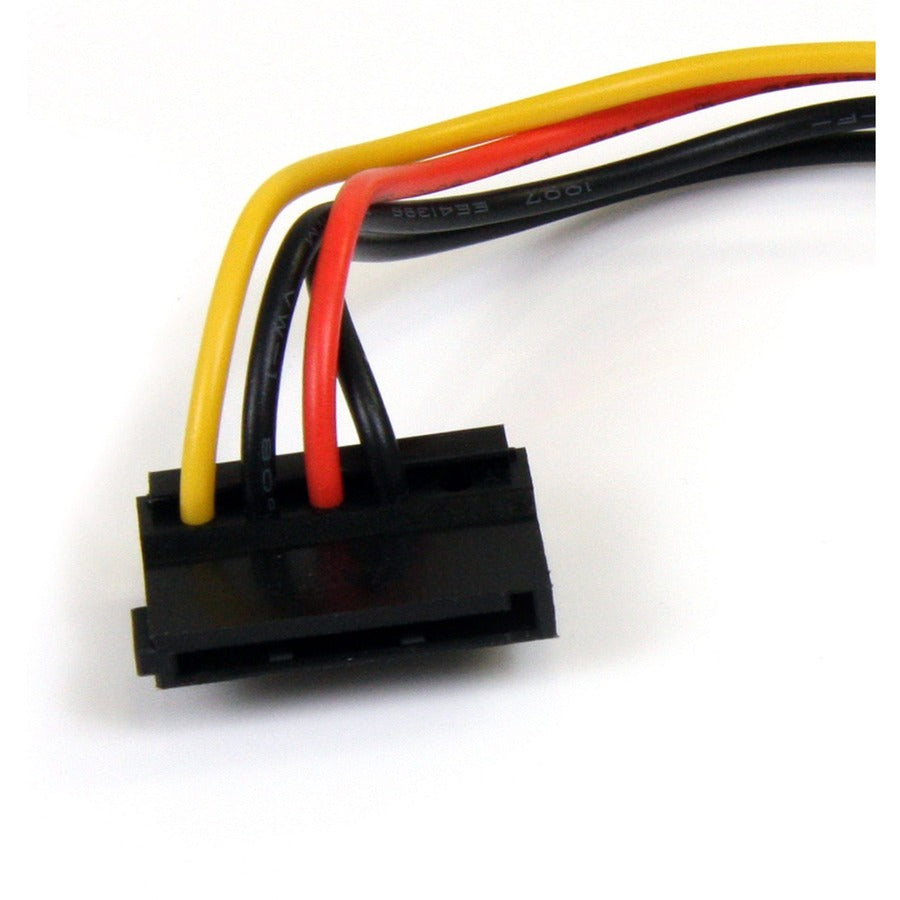 StarTech.com 6in 4 Pin LP4 to Right Angle SATA Power Cable Adapter SATAPOWADAPR