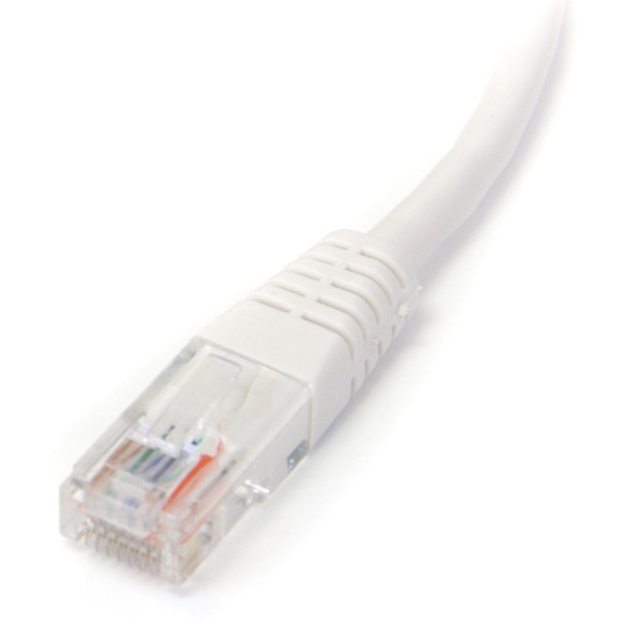 StarTech.com 1 ft White Molded Cat5e UTP Patch Cable M45PATCH1WH