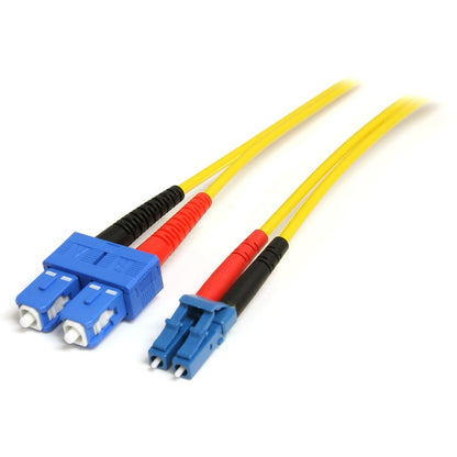 StarTech.com 4m Fiber Optic Cable - Single-Mode Duplex 9/125 LSZH Fiber Jumper Cord - LC/SC SMFIBLCSC4