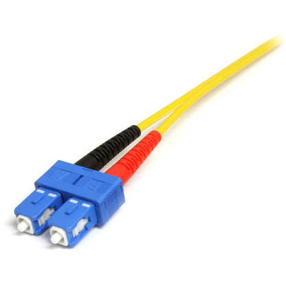 StarTech.com 4m Fiber Optic Cable - Single-Mode Duplex 9/125 LSZH Fiber Jumper Cord - LC/SC SMFIBLCSC4