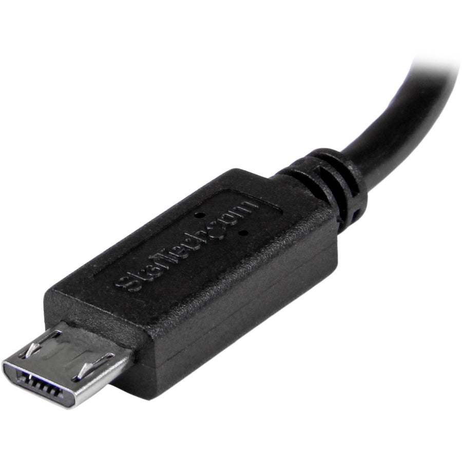 StarTech.com 8in USB OTG Cable - Micro USB to Mini USB - M/M - USB OTG Adapter - 8 inch UMUSBOTG8IN