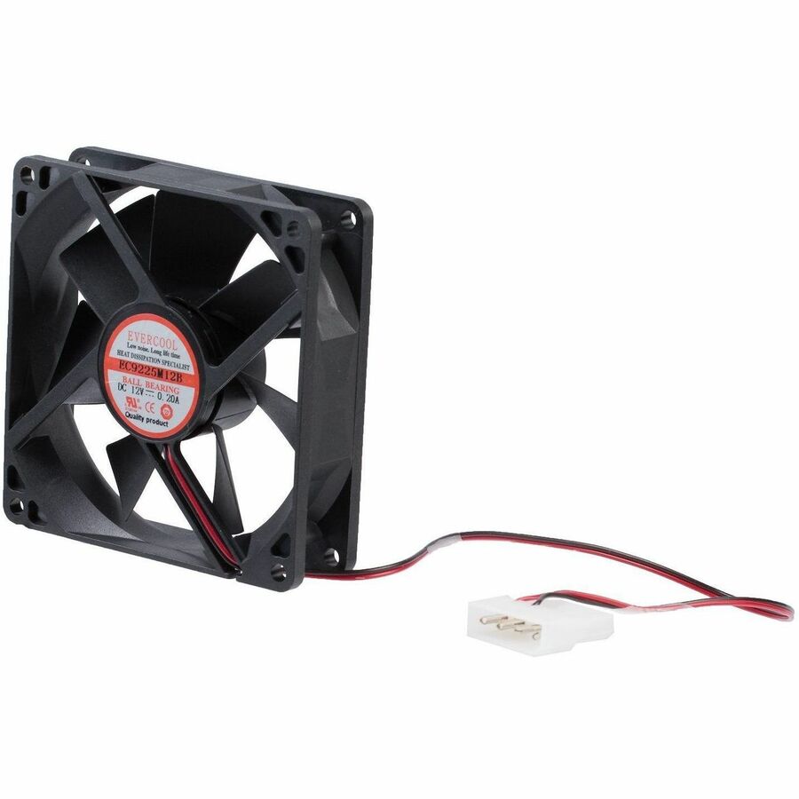 StarTech.com 92x25mm Dual Ball Bearing Computer Case Fan w/ LP4 Connector - 2200 rpm - Plastic Fan Enclosure FANBOX92