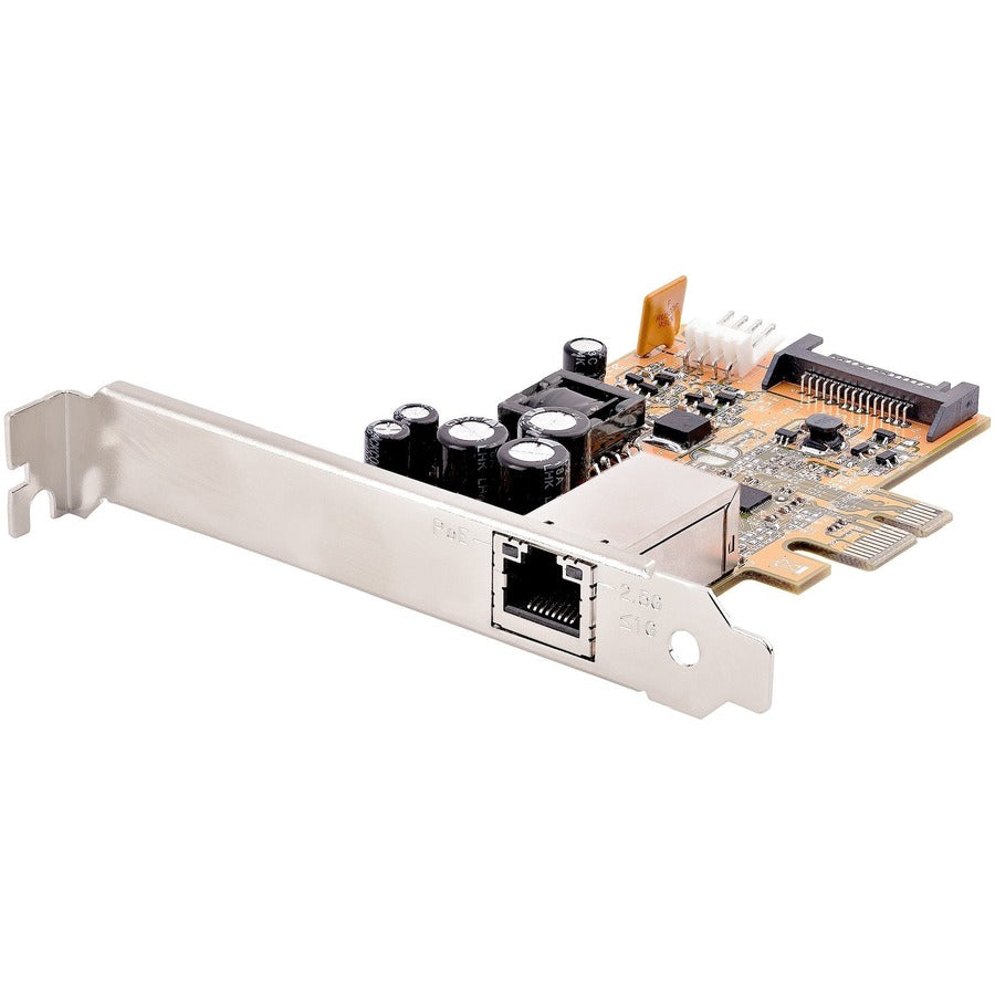 StarTech.com 1 Port 2.5Gbps PoE Network Card, PCIe Ethernet Card, 30W 802.3at PoE NIC for PC/Servers, RJ45/Network PoE LAN Adapter, NBaseT ST1000PEXPSE