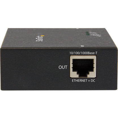 StarTech.com 1 Port Gigabit PoE+ Extender - 802.3at and 802.3af - 100 m (330 ft) - Power over Ethernet Extender - PoE Repeater Network Extender POEEXT1GAT