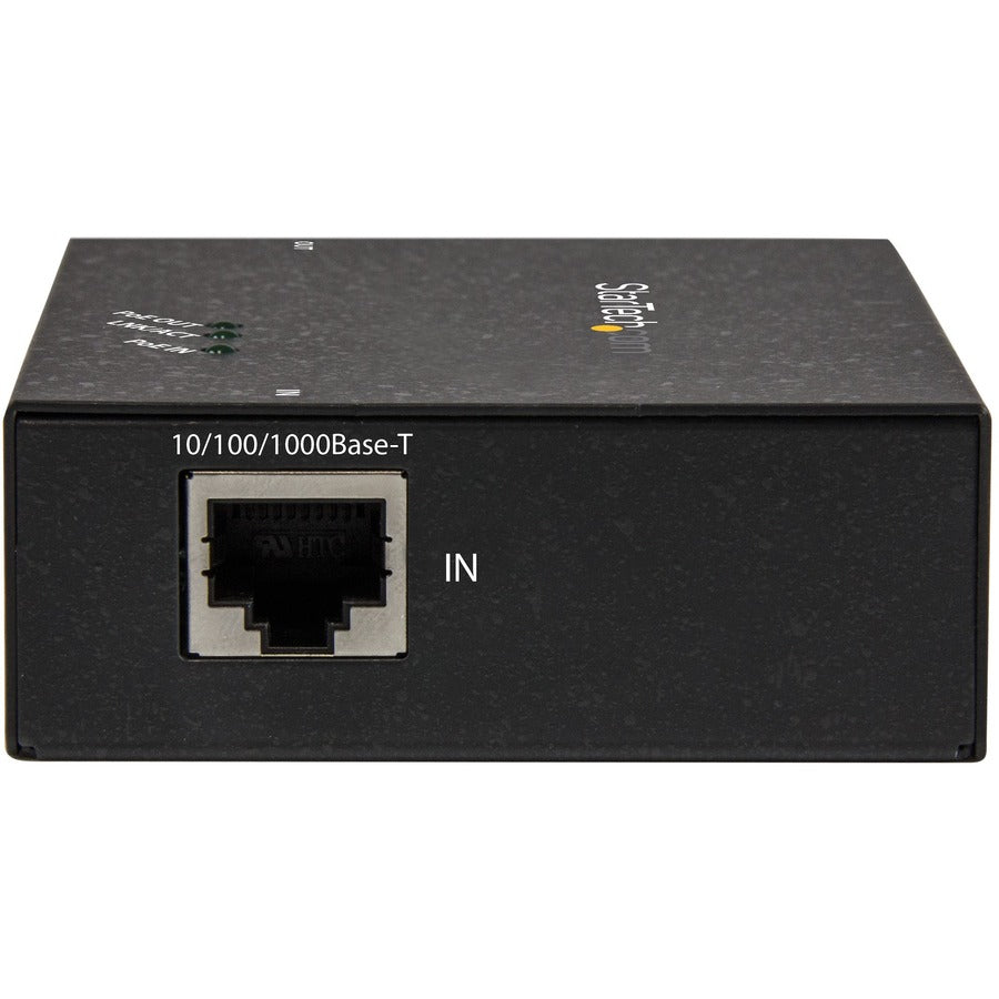 StarTech.com 1 Port Gigabit PoE+ Extender - 802.3at and 802.3af - 100 m (330 ft) - Power over Ethernet Extender - PoE Repeater Network Extender POEEXT1GAT