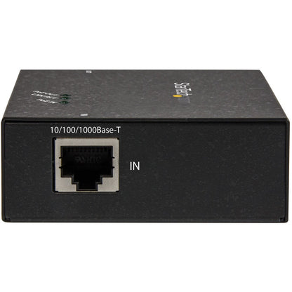 StarTech.com 1 Port Gigabit PoE+ Extender - 802.3at and 802.3af - 100 m (330 ft) - Power over Ethernet Extender - PoE Repeater Network Extender POEEXT1GAT