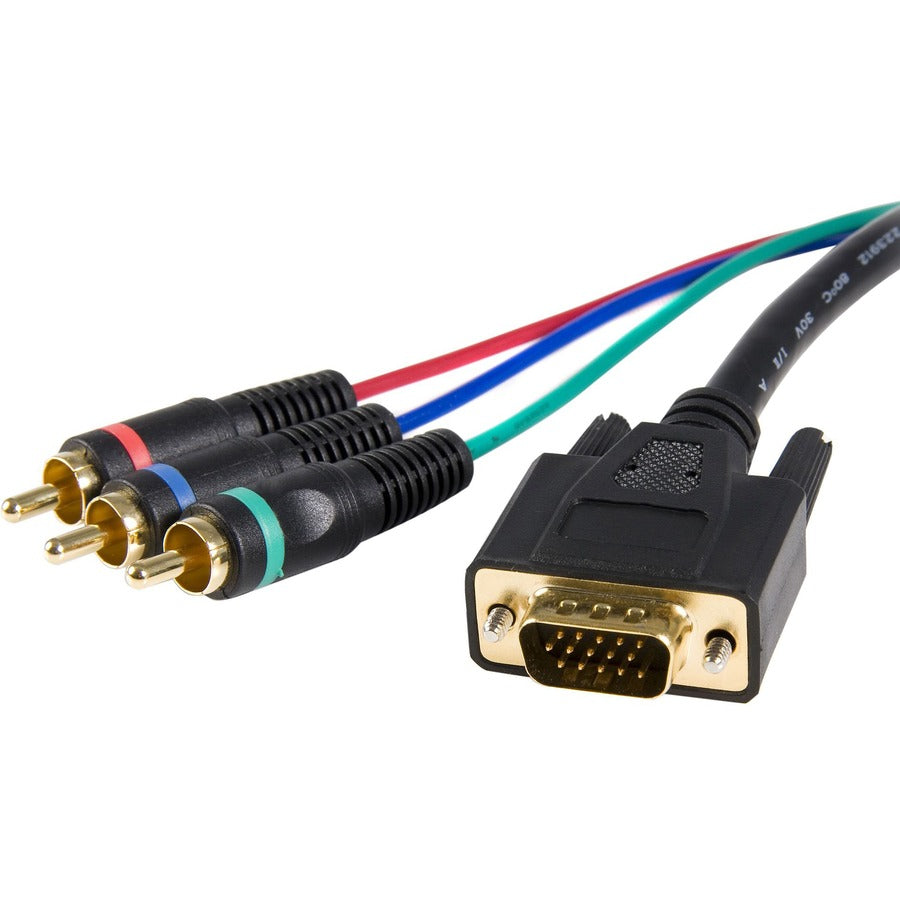 StarTech.com Cable adapter - RCA breakout - HD15 (m) - component (f) - 3 ft HD15CPNTMM3