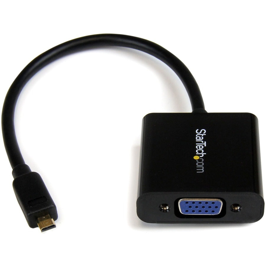 StarTech.com Micro HDMI�&reg; to VGA Adapter Converter for Smartphones / Ultrabook / Tablet - 1920x1080 MCHD2VGAE2