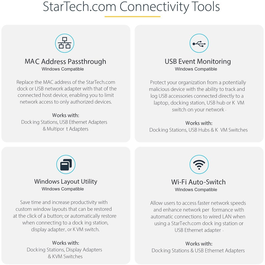 StarTech.com USB C Multiport Adapter, 4K 60Hz HDMI HDR10 Video, 3 Port 5Gbps USB-A Hub, 100W PD Pass-Through, GbE, SD/MicroSD, Mini Dock 115B-USBC-MULTIPORT