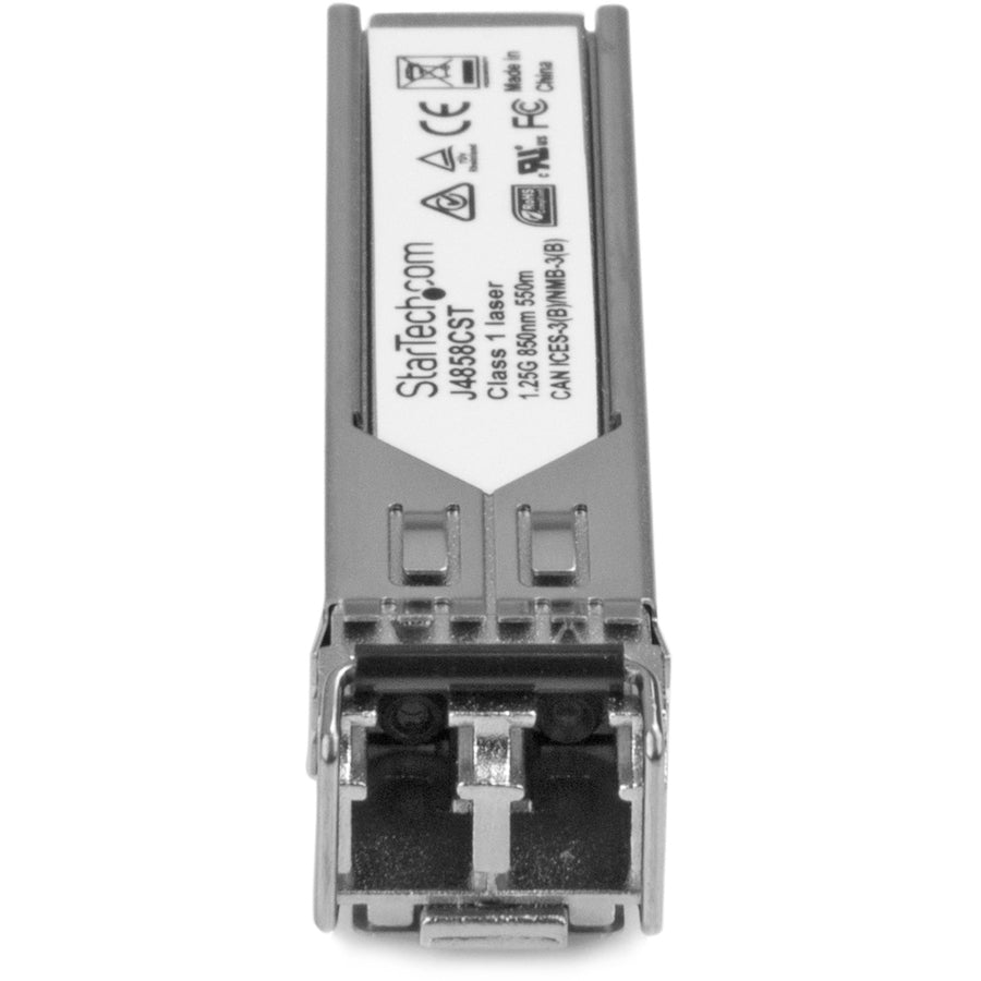 StarTech.com 10 pack HPE J4858C Compatible SFP Module - 1000BASE-SX - 1GE Gigabit Ethernet SFP 1GbE Multi Mode/MMF Fiber Transceiver 550m J4858C10PKST