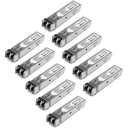 StarTech.com 10 pack HPE J4858C Compatible SFP Module - 1000BASE-SX - 1GE Gigabit Ethernet SFP 1GbE Multi Mode/MMF Fiber Transceiver 550m J4858C10PKST