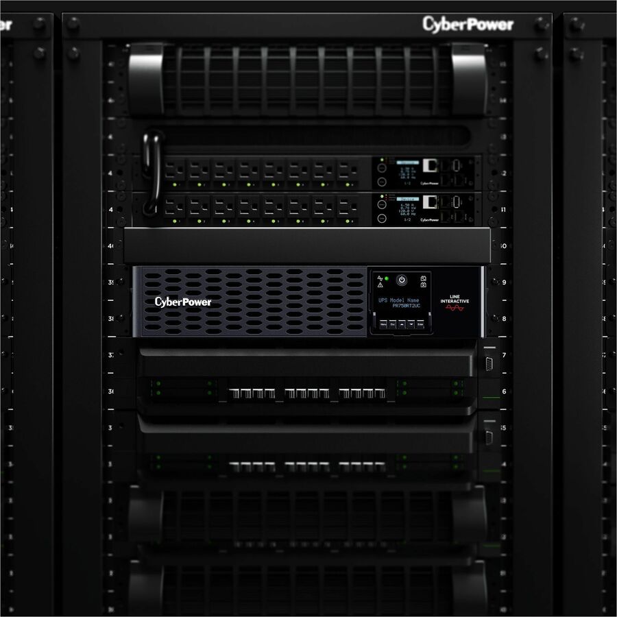 CyberPower Smart App Sinewave PR750RT2UC 750VA Rack/Tower UPS PR750RT2UC