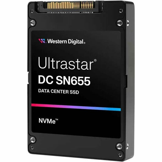 WD Ultrastar DC SN655 WUS5EA176ESP7E4 7.68 TB Solid State Drive - U.3 15 mm Internal - PCI Express NVMe (PCI Express NVMe 4.0 x4) - Read Intensive 0TS2468