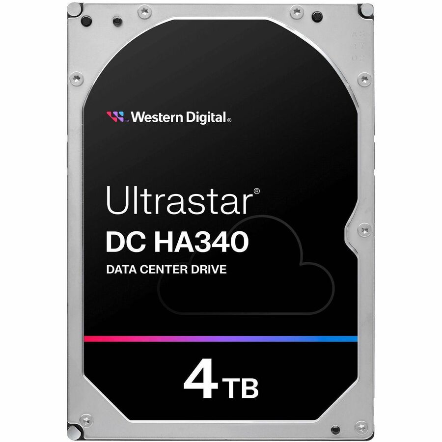 WD Ultrastar DC HA340 WUS721204BLE6L4 4 TB Hard Drive - 3.5" Internal - SATA (SATA/600) - Conventional Magnetic Recording (CMR) Method 0B47076