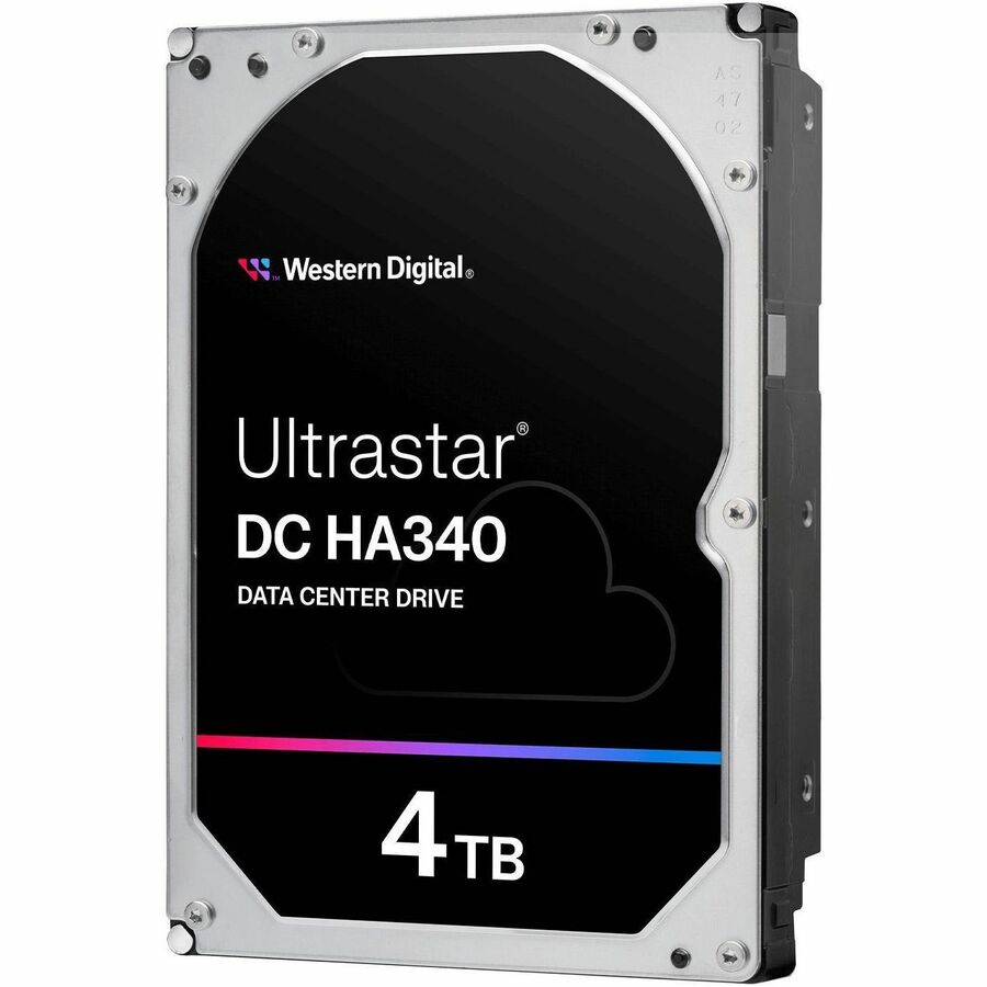 WD Ultrastar DC HA340 WUS721204BLE6L4 4 TB Hard Drive - 3.5" Internal - SATA (SATA/600) - Conventional Magnetic Recording (CMR) Method 0B47076