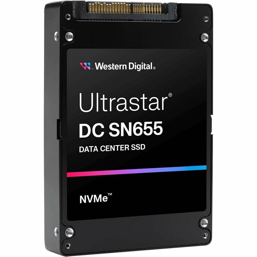 WD Ultrastar DC SN655 WUS5EA176ESP7E3 7.68 TB Solid State Drive - U.3 15 mm Internal - U.3 (PCI Express NVMe 4.0) - Read Intensive 0TS2462