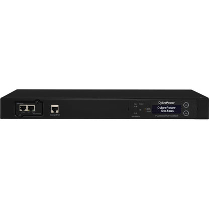 CyberPower PDU20SWHVT10ATNET Switched ATS PDU 200-240V 20A 1U 10-Outlets (2) L6-20P PDU20SWHVT10ATNET