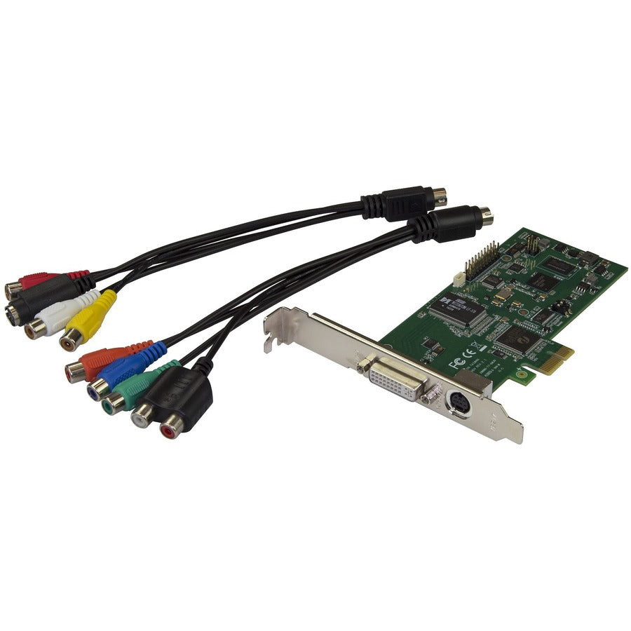 StarTech.com PCIe Video Capture Card - Internal Capture Card - HDMI, VGA, DVI, and Component - 1080P at 60 FPS PEXHDCAP60L2