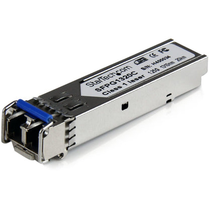 StarTech.com Cisco GLC-LH-SMD Compatible SFP Module - 1000BASE-LH - 1GE Gigabit Ethernet SFP 1GbE Single Mode Fiber SMF Optic Transceiver SFPG1320C