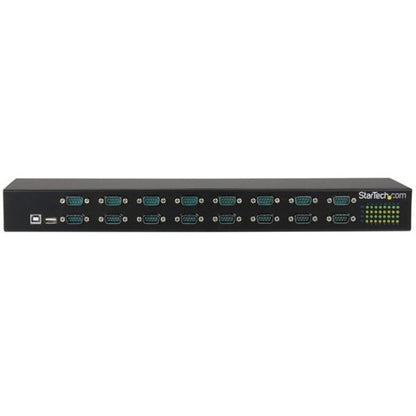 StarTech.com USB to Serial Hub - 16 Port - COM Port Retention - Rack Mount and Daisy Chainable - USB to RS232 Hub ICUSB23216FD